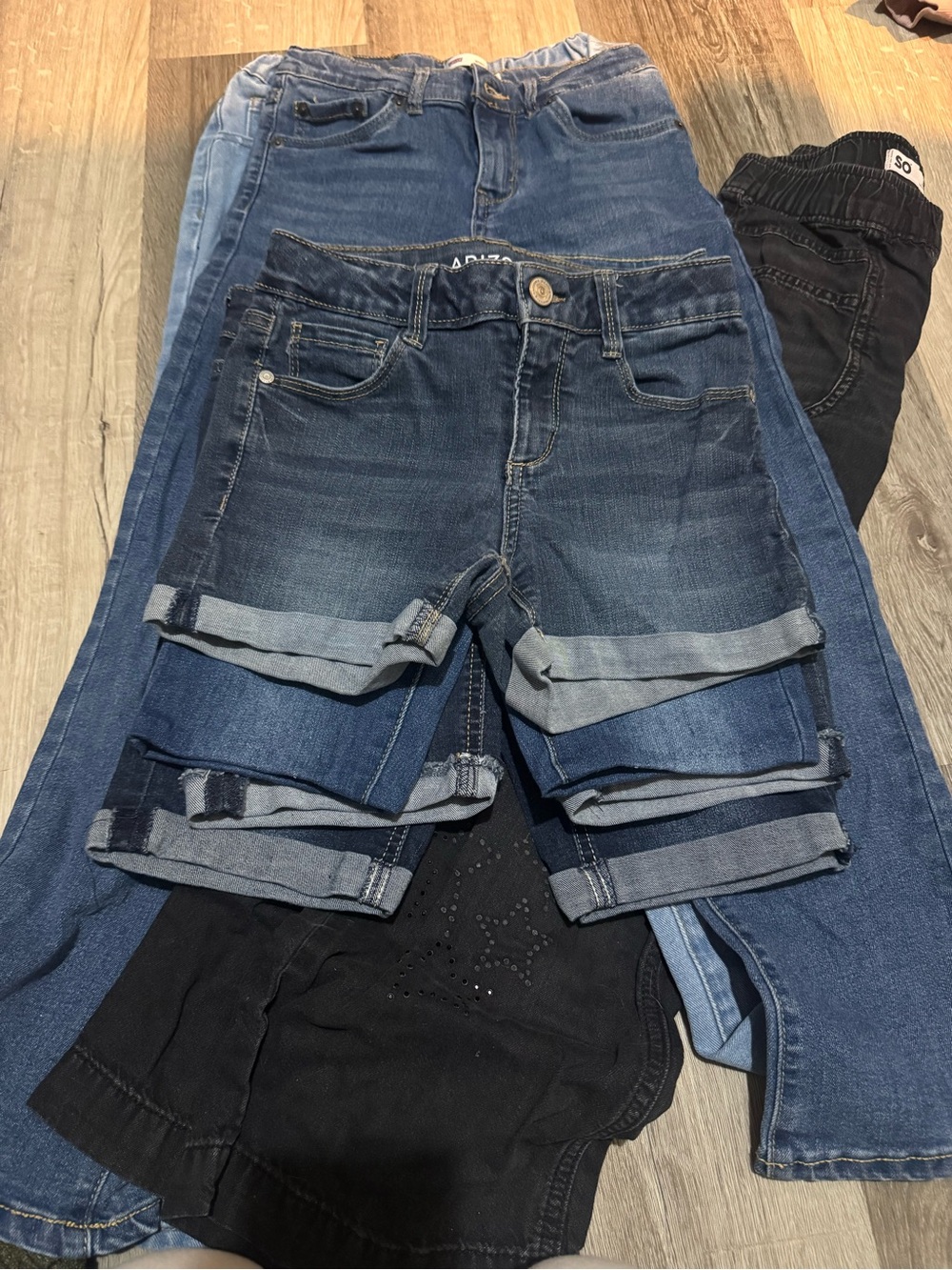 Tween girl denim bundle and some tops.